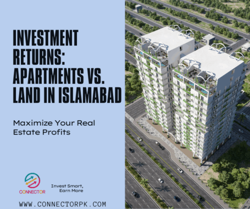Comparing Investment Returns: High-Rise Apartments vs. Land in Islamabad